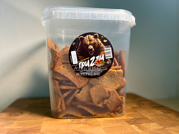 Ведро Ржаные гренки со вкусом Крылышки Барбекю (1 кг) в Волгодонске