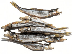 Вяленая рыба: Корюшка (мелкая) вяленая (Камчатка)