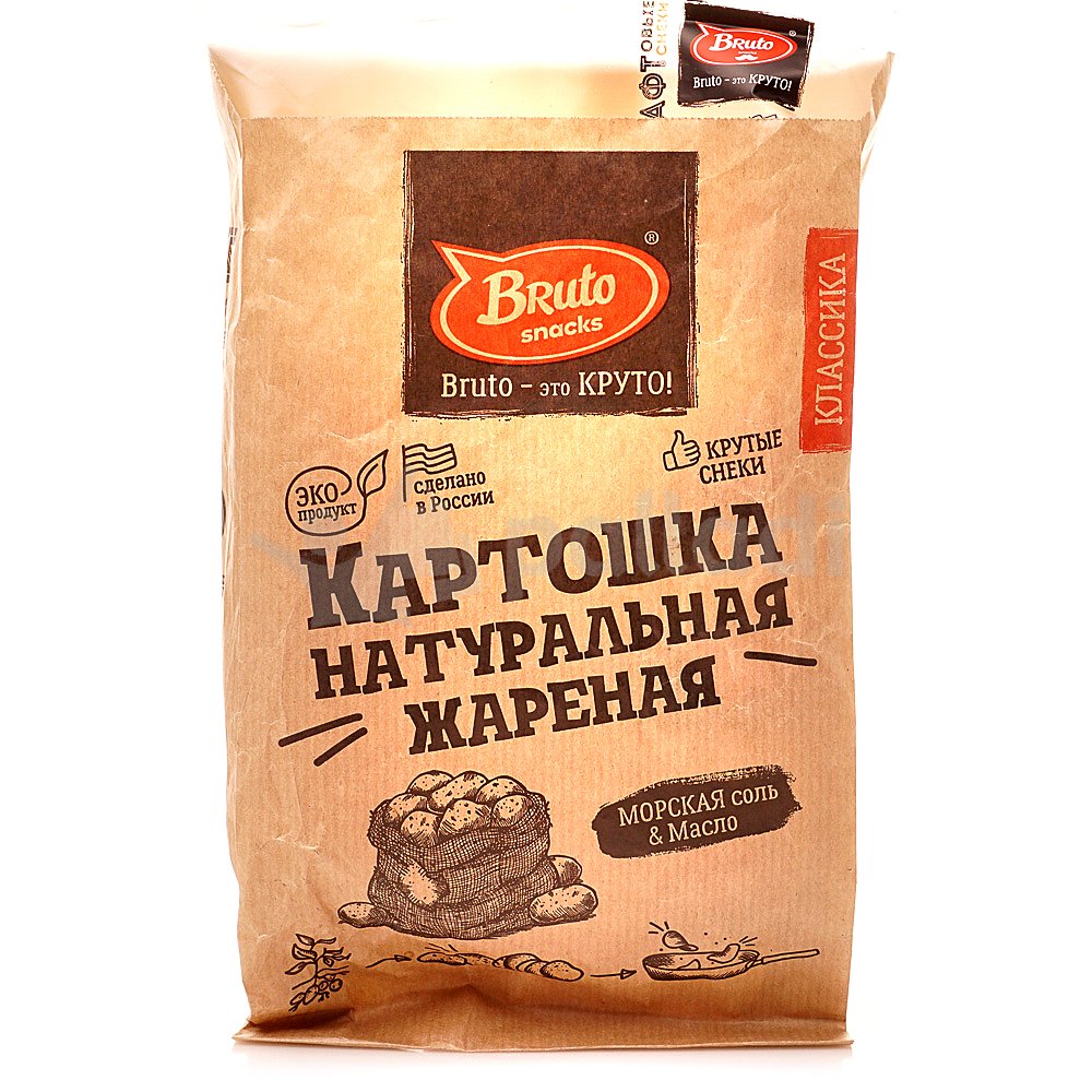 Картофель «Бруто» с солью 70 гр. в Волгодонске
