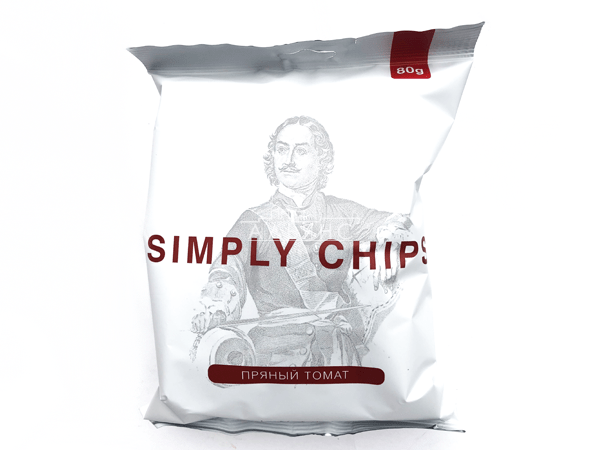 Картофельные чипсы "Simple chips" Пряный томат 80 гр. в Волгодонске